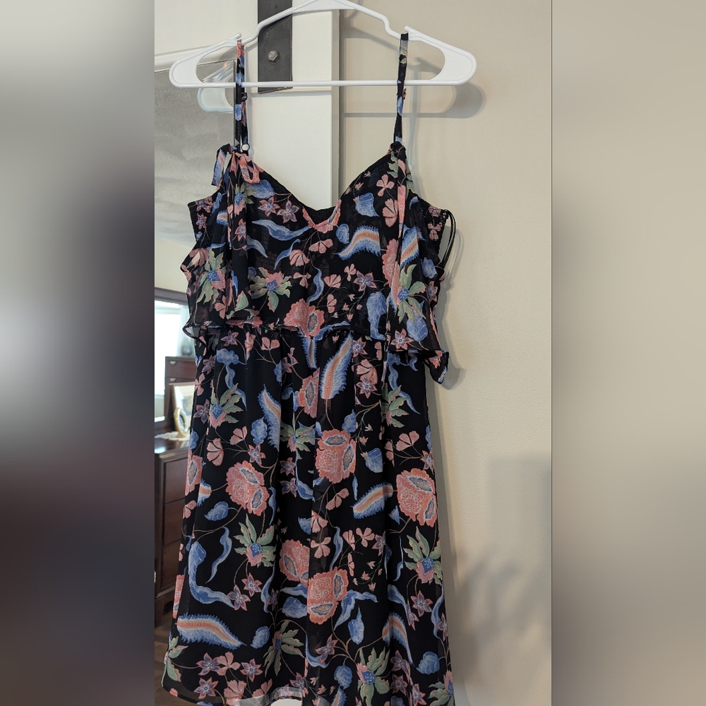 Guess Floral Black Dress